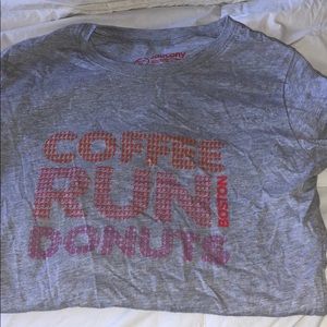 Coffee Run, Dunkin Donuts Saucony tshirt *LIMITED*